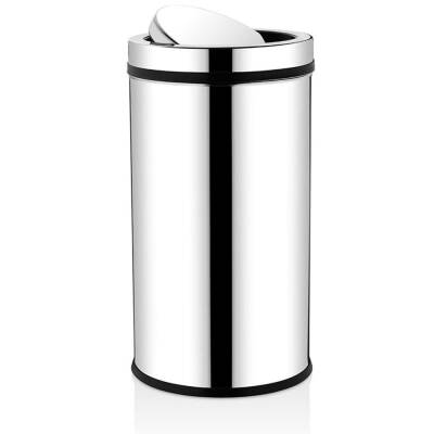 Rulopak Paslanmaz Döner Kapak Çöp Kovası 32 Litre - 1