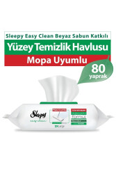 Sleepy Yüzey Temizleyici Mendil Mop Uyumlu XL 80'li - Sleepy