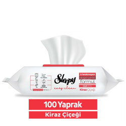 Sleepy Yüzey Temizlik Havlusu Kiraz Çiçeği 100'lü - Sleepy