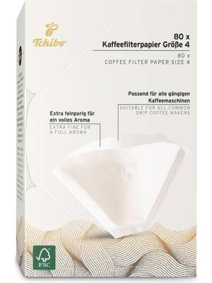 Tchibo Filtre Kahve Kağıdı Büyük Boy 80'li - 1