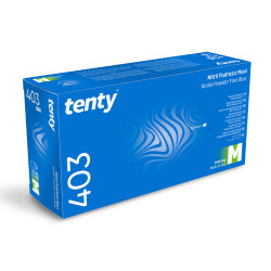 Tenty 403 Nitril Pudrasız Muayene Eldiveni M Beden - Tenty
