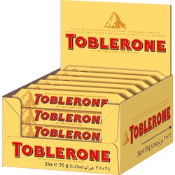 Toblerone Sütlü Çikolata 35 gr 24`lü - Toblerone