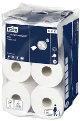 Tork 472193 Smartone Mini İçten Çekmeli Tuvalet Kağıdı Advanced 112 Mt 12'li Rulo - 2