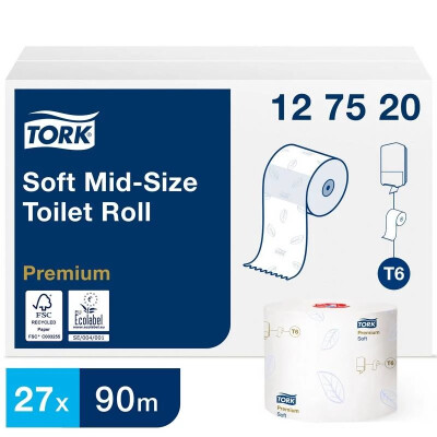 Tork Çift Rulo Tuvalet Kağıdı Premium - Tork