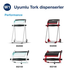 Tork Düşük Hav Nonwoven Temizlik Bezi Rulo Turkuaz 180 Mt - 5