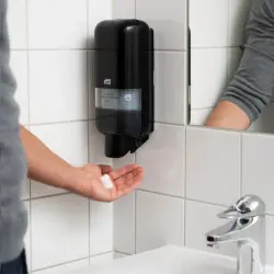 Tork Sıvı&Köpük Sabun ve Dezenfektan Dispenseri Siyah - 4