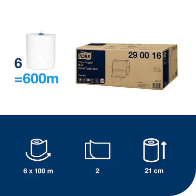 Tork 290016 Matic Hareketli Havlu Premium 21 Cm 100 Mt 6'lı Rulo - 4