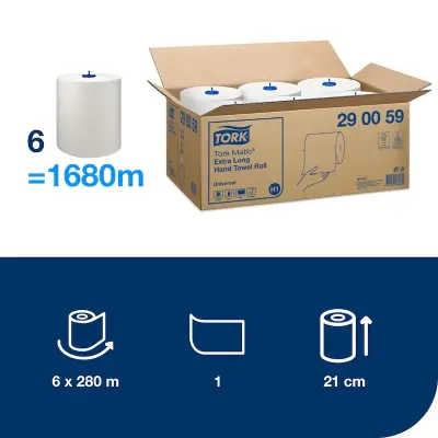 Tork 290059 Matic® Hareketli Havlu Universal 280 Mt 6'lı Rulo - 4