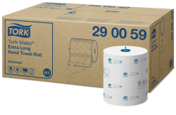 Tork Matic Hareketli Kağıt Havlu Universal - Tek Katlı - 280 metre - 6`lı Rulo - 21cm - Tork