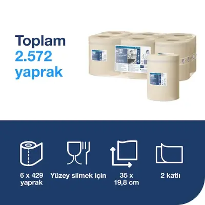 Tork 473472 Reflex İçten Çekmeli Kağıt Havlu Advanced 151 Mt 6`lı Rulo - 4