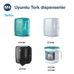 Tork 473472 Reflex İçten Çekmeli Kağıt Havlu Advanced 151 Mt 6`lı Rulo - 5