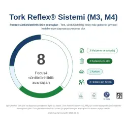 Tork 473472 Reflex İçten Çekmeli Kağıt Havlu Advanced 151 Mt 6`lı Rulo - 6