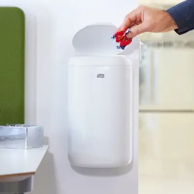 Tork 564000 Mini Çöp Kovası 5 Litre Beyaz - 4