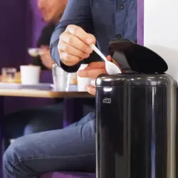 Tork 564008 Mini Çöp Kovası 5 Litre Siyah - 4