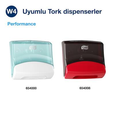 Tork Nonwoven Temizlik Bezi Ağır Kirler Z Katlı Mavi 105*4 - 4