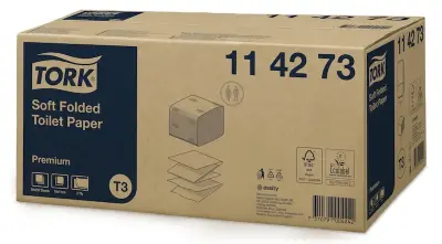 Tork 114273 C Katlamalı Tuvalet Kağıdı Premium 252 Yapraklı 30 Paket - 2
