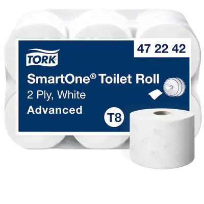 Tork 472242 Smartone İçten Çekmeli Tuvalet Kağıdı 207 Mt 6'lı Rulo - 1