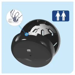 Tork 681008 Tork Smartone® Mini Tuvalet Kağıdı Dispenseri Siyah - 5