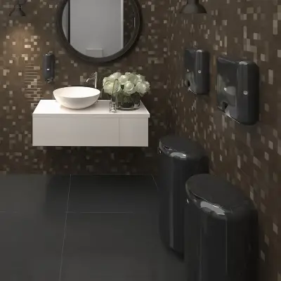 Tork 552108 Xpress Mini Z Katlı Kağıt Havlu Dispenseri Siyah - 5