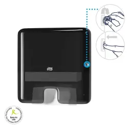 Tork 552108 Xpress Mini Z Katlı Kağıt Havlu Dispenseri Siyah - 6