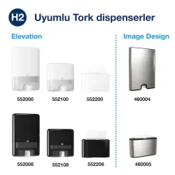 Tork 150100 Xpress Z Katlı Kağıt Havlu Universal 230 Yapraklı 21 Paket - 5