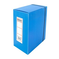 Üçgen Arşivleme Kutusu 1000 Sayfa Kapasiteli 13 cm x 22 cm x 31 cm Mavi - Üçgen