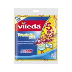 Vileda Temizlik Bezi %30 Microfiber 5'li - Vileda